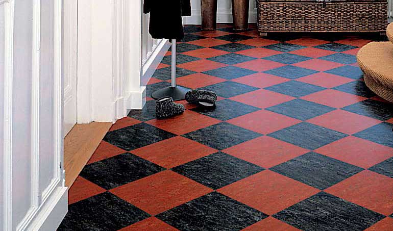 Marmoleum Dual Tile Natural Linoleum